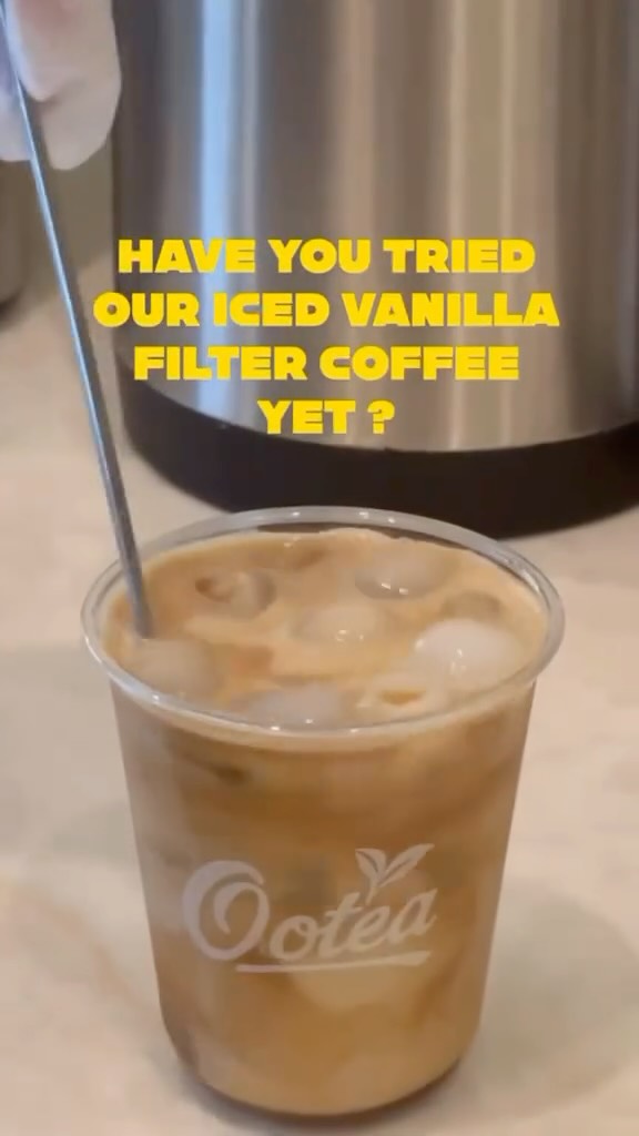 Ootea iced vanilla filter coffee